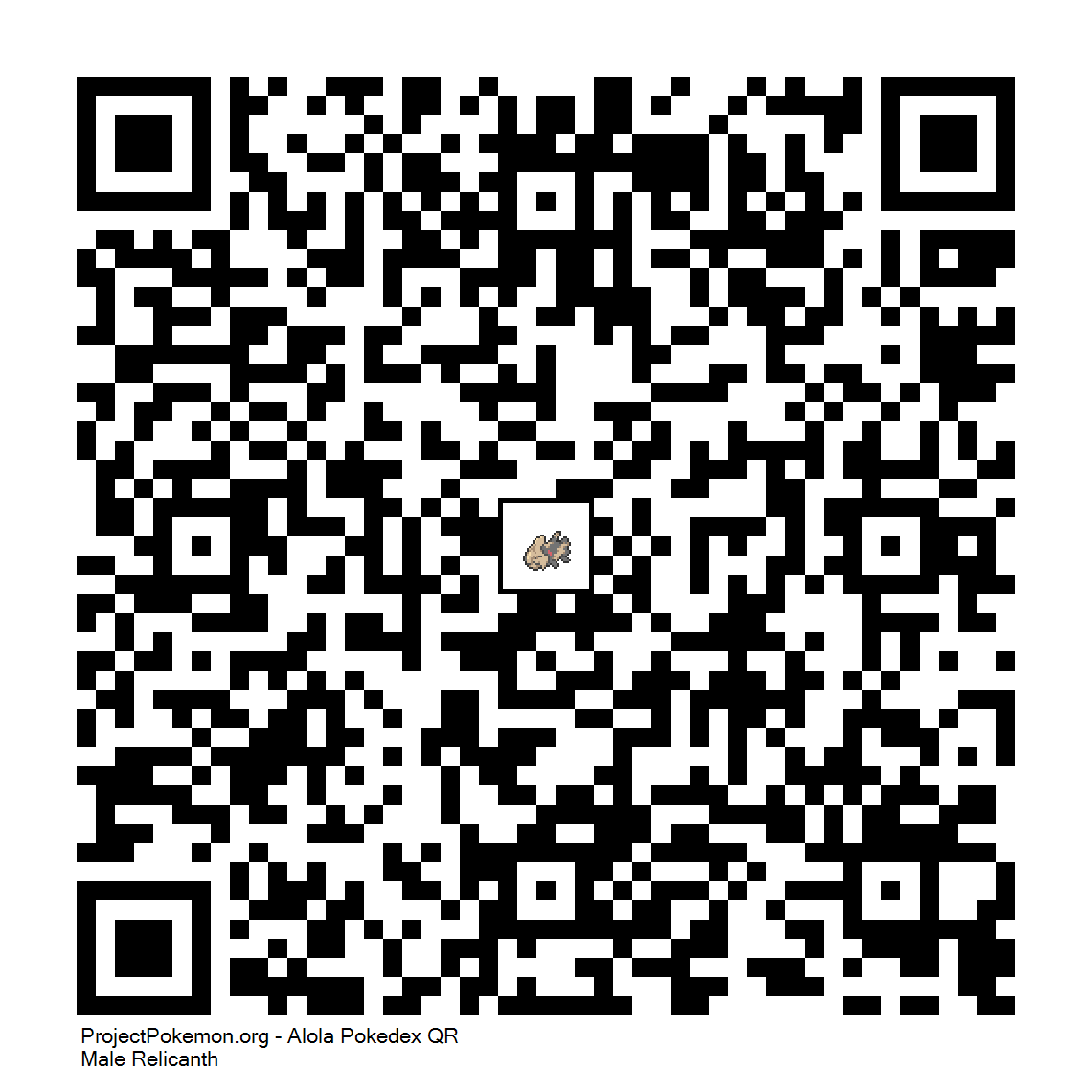 Cdigo QR de Relicanth